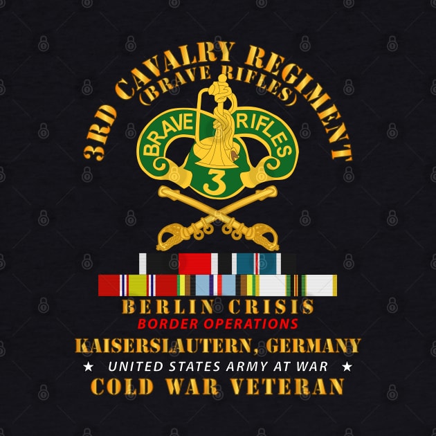 3rd Cavalry Regiment - Berlin Crisis w  COLD EXP OCCPY SVC by twix123844